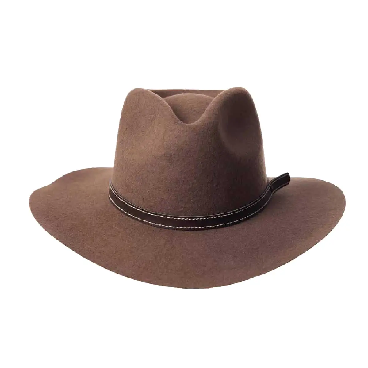 light brown felt hat – L   Coveti