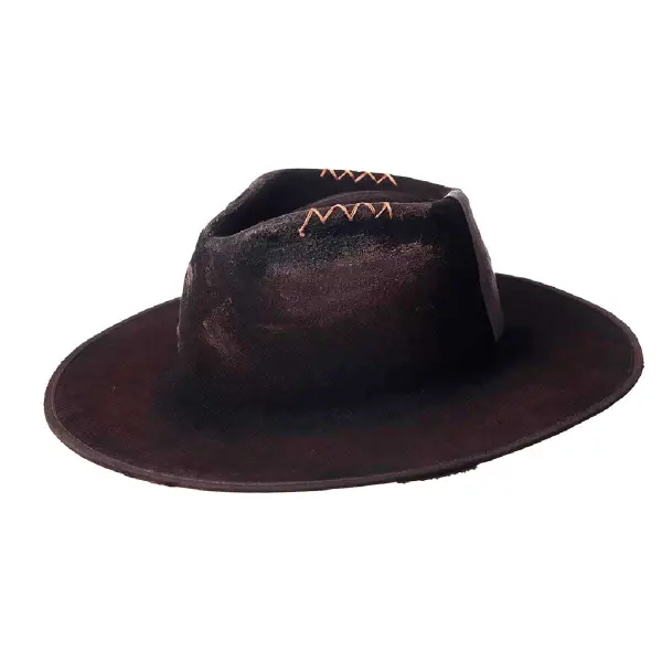 light brown felt hat – L   Coveti