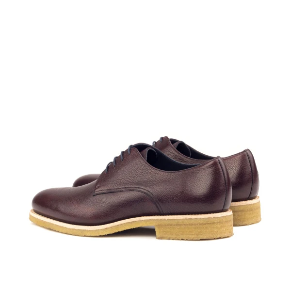 Burgundy derby shoes