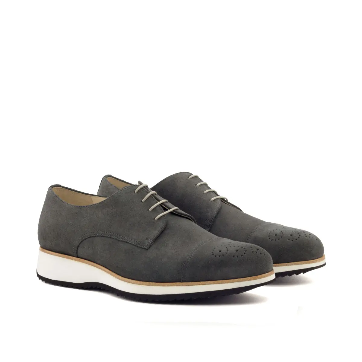 Grey Derby Shoes