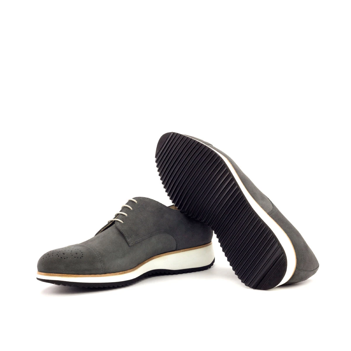 Grey Derby Shoes