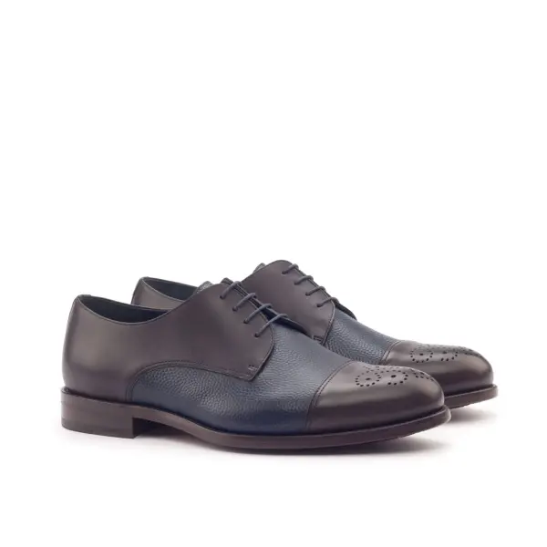 Blue Derby Shoes