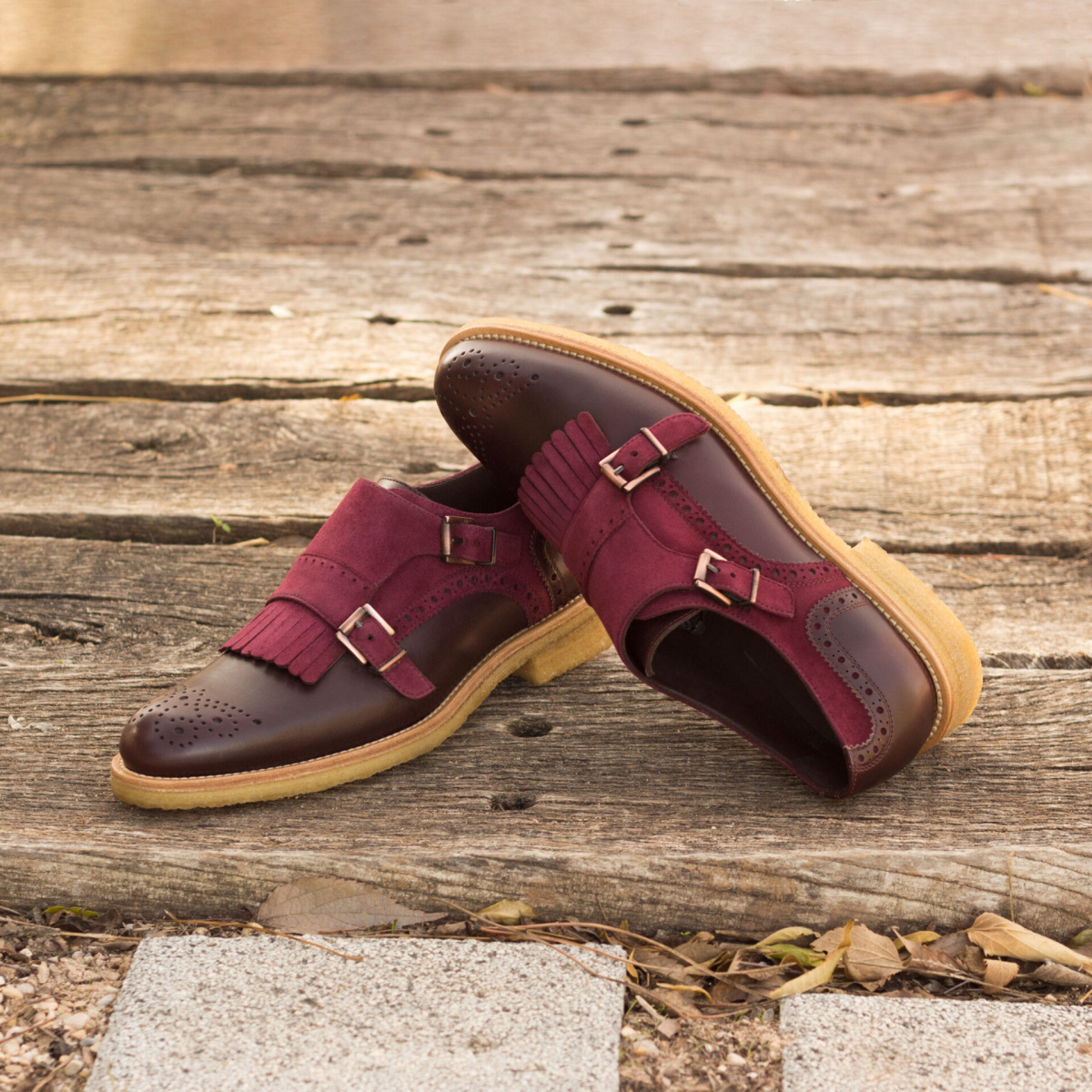 Women's Kiltie Monk Strap