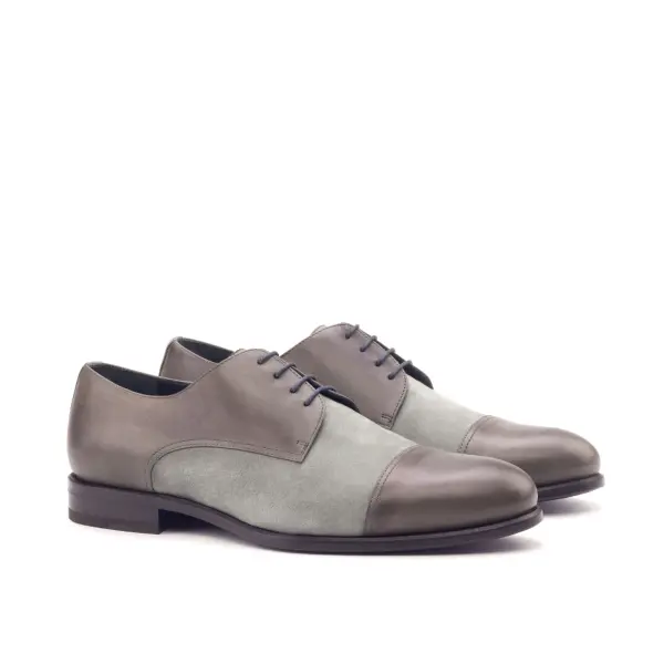 Grey Derby Shoes