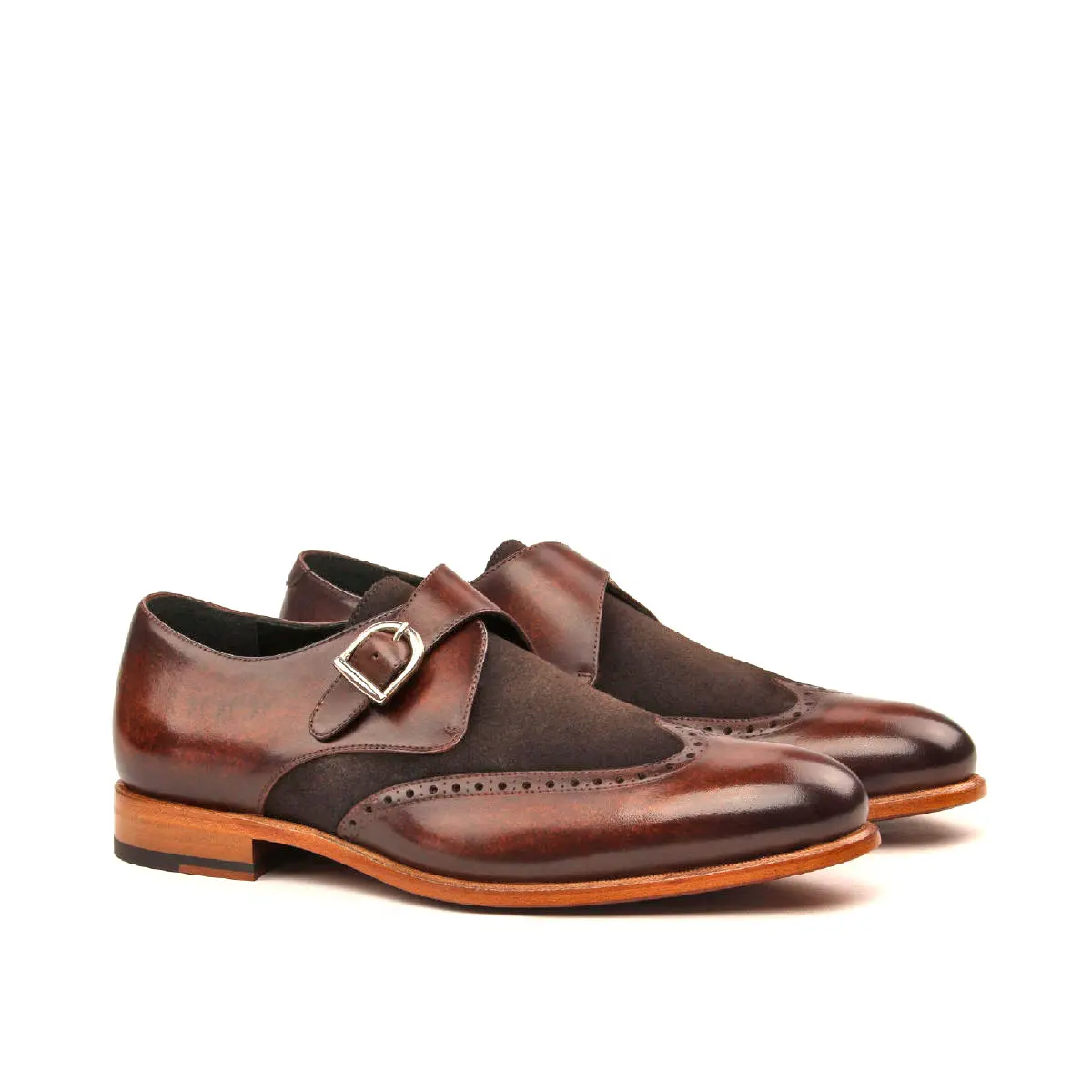 Brown Single Monk Shoe