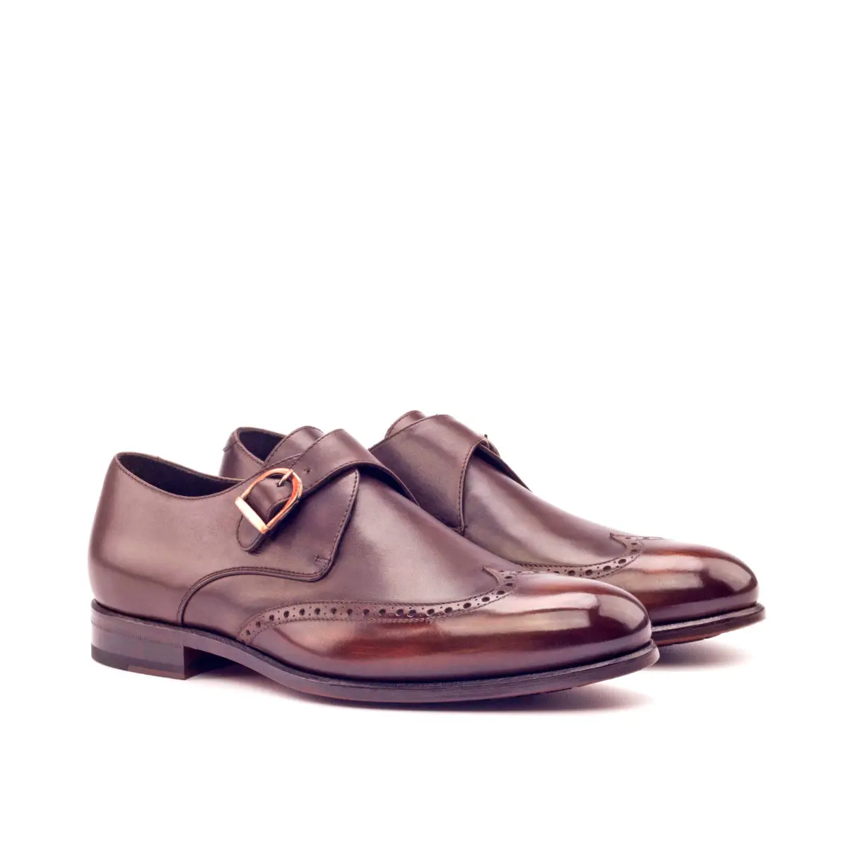 Brown Single Monk Shoe