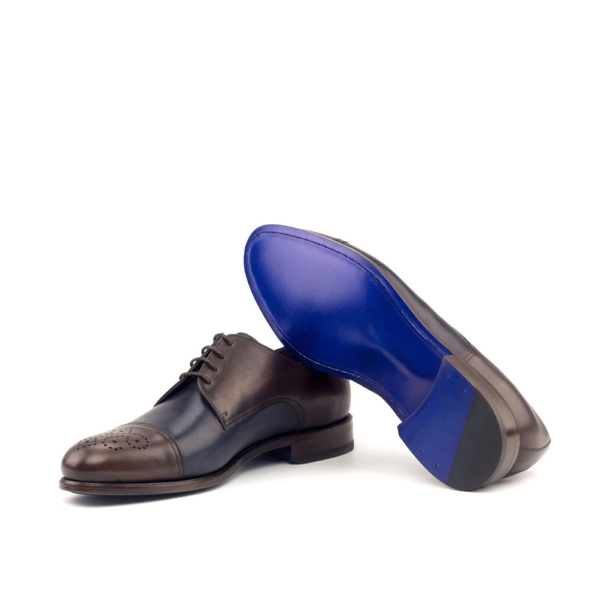 Blue Derby Shoes