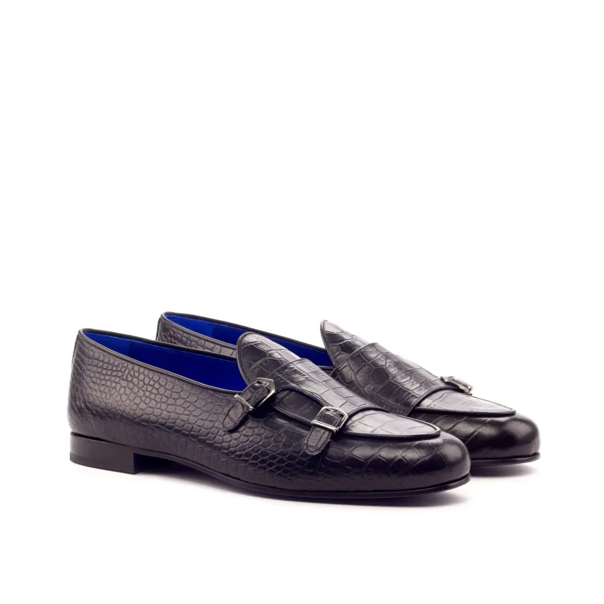 Black Monk Slipper Shoe