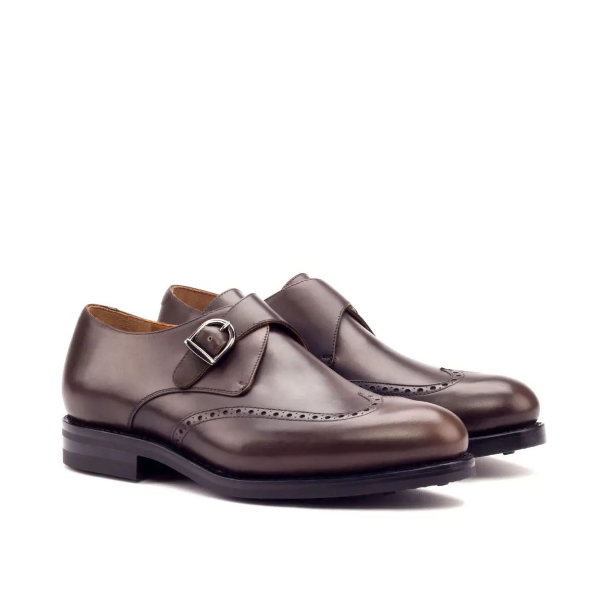 Brown Single Monk Shoe