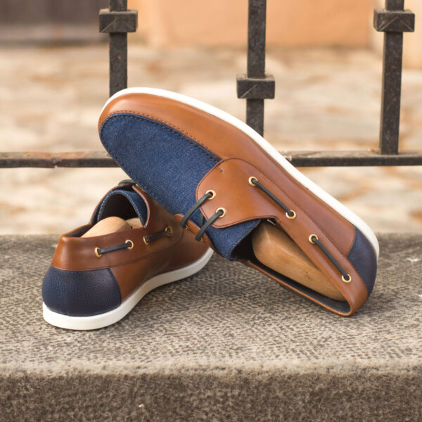 leather boat shoes men's