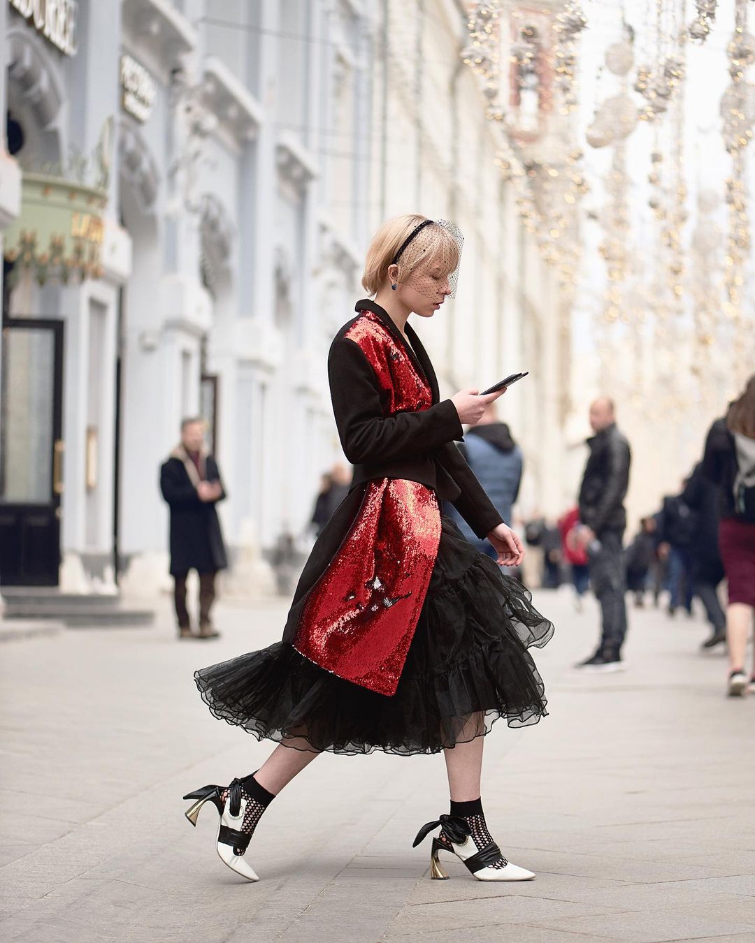 ■ Rebecca Vallance crystal-embellished コルセットドレス Rebecca Vallance Lilah Crystal-Embellished Midi-Dress | Saks