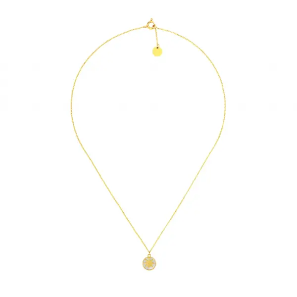 Birds necklace Jewelry gold plated Coveti