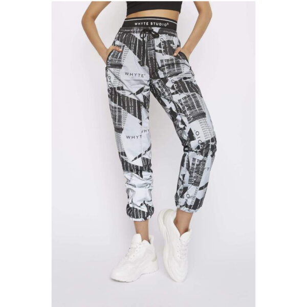 The turbulent holographic high waisted biker trouser – 6   Coveti