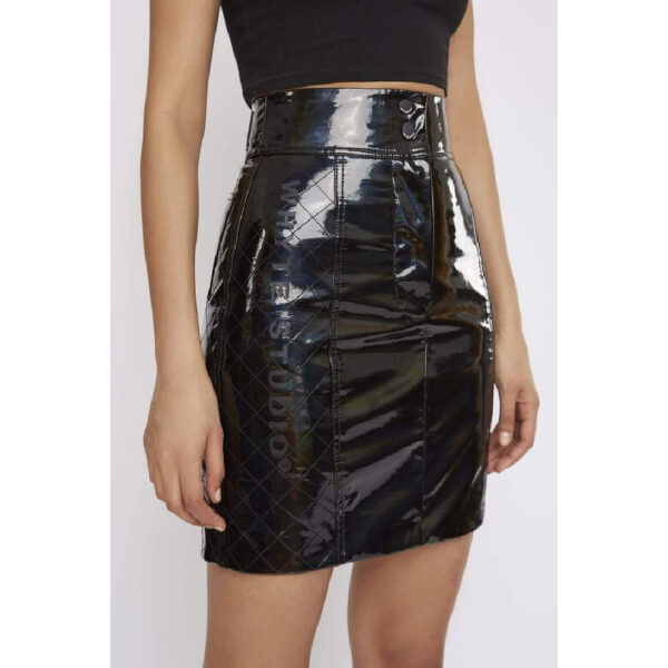 The turbulent holographic high waisted biker trouser – 6   Coveti