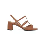 Alice Slingback Tan Leather Sandals Sandals Shoes Coveti