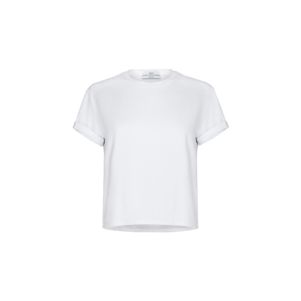 Sport Angel women’s white t-shirt Activewear crop top Coveti