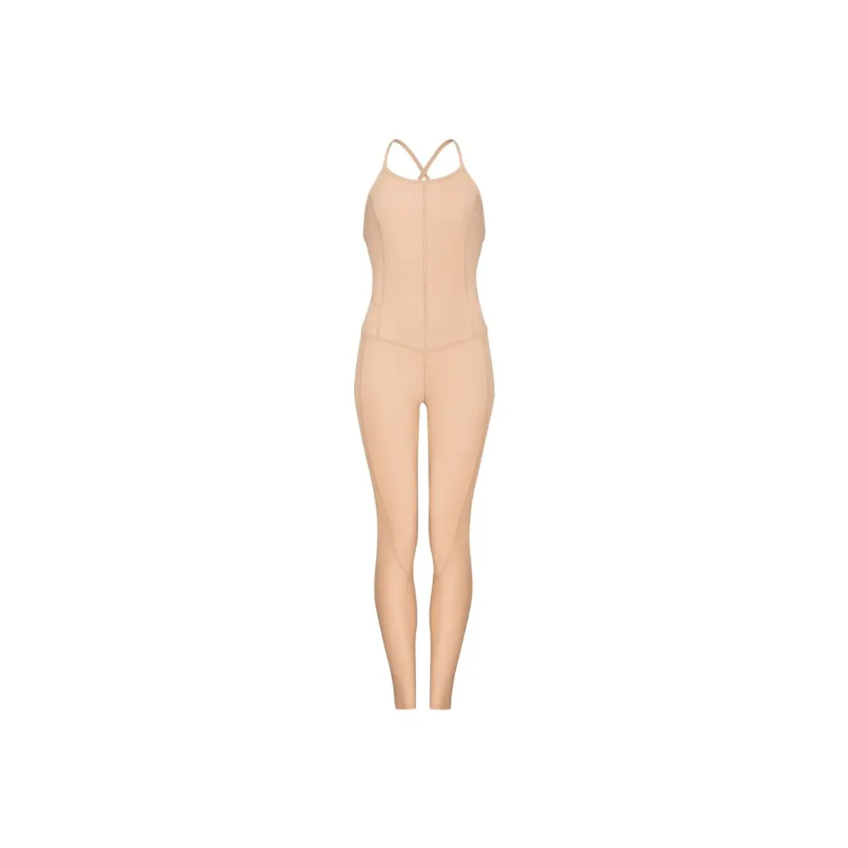 nude yoga Nude yoga jumpsuit Activewear Jumpsuit Coveti