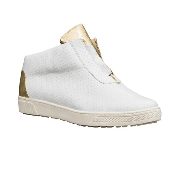 Kush Leather High-Top White Sneakers Shoes women shoes Coveti