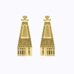 Xiu 24 Karats Gold Plated Bronze Earrings Earrings best seller Coveti