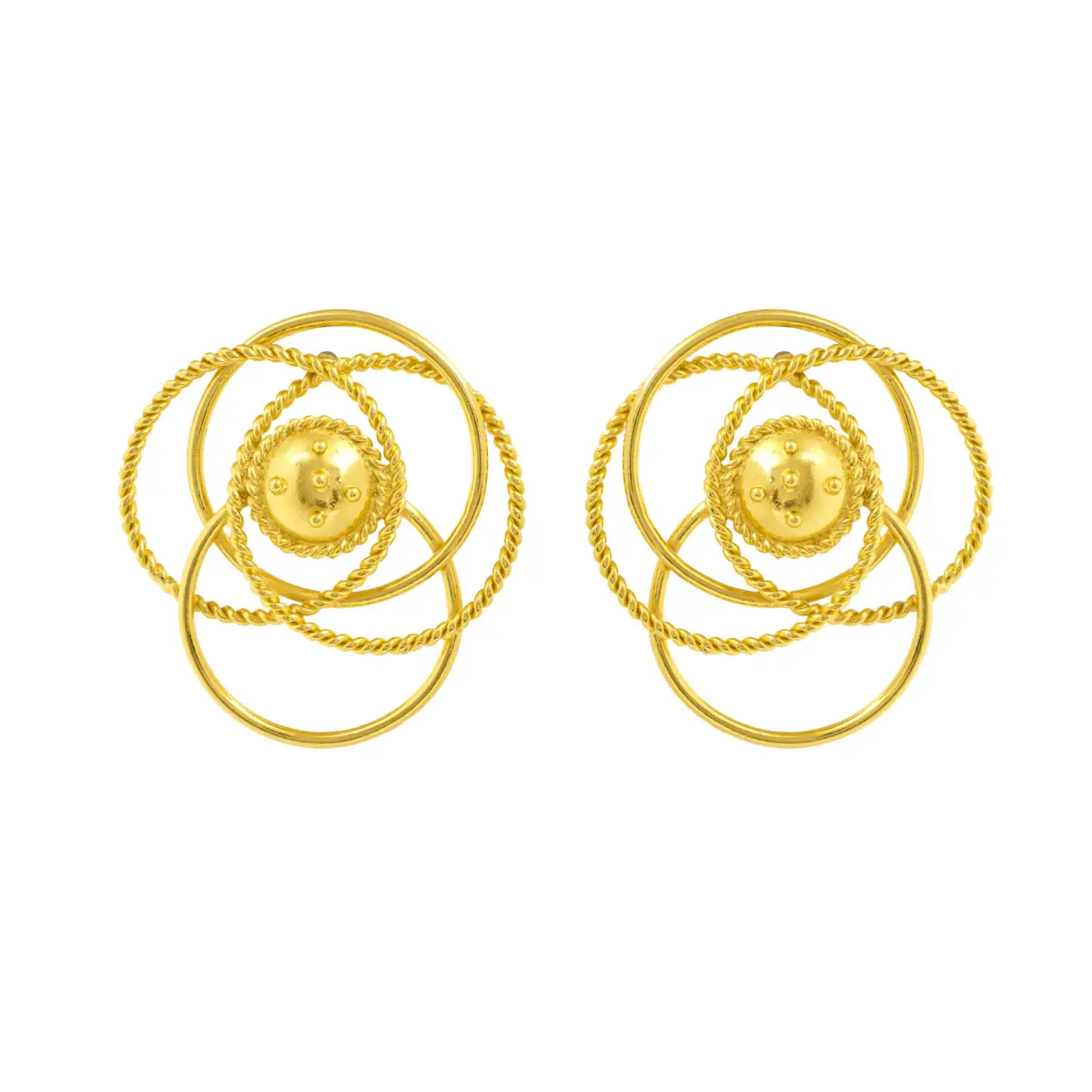 Flor Amazona women’s coralina gold earrings Jewelry  Coveti