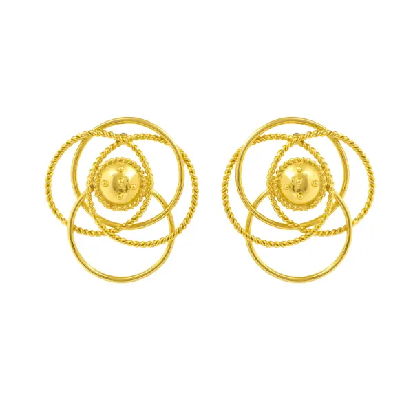 Flor Amazona women’s coralina gold earrings Jewelry  Coveti