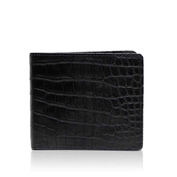 Men’s Black Crocodile Leather Wallet Men Bangkok Bootery Coveti