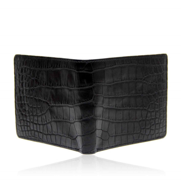 Men’s Black Crocodile Leather Wallet Men Bangkok Bootery Coveti