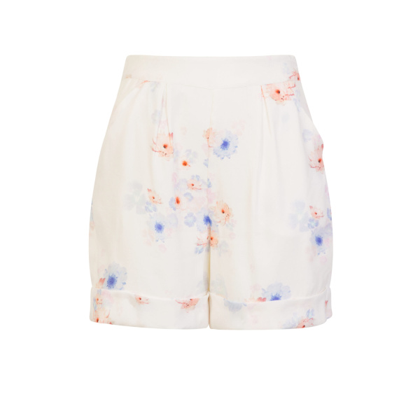 Beach Flower Tailored Shorts Clothing designer Coveti