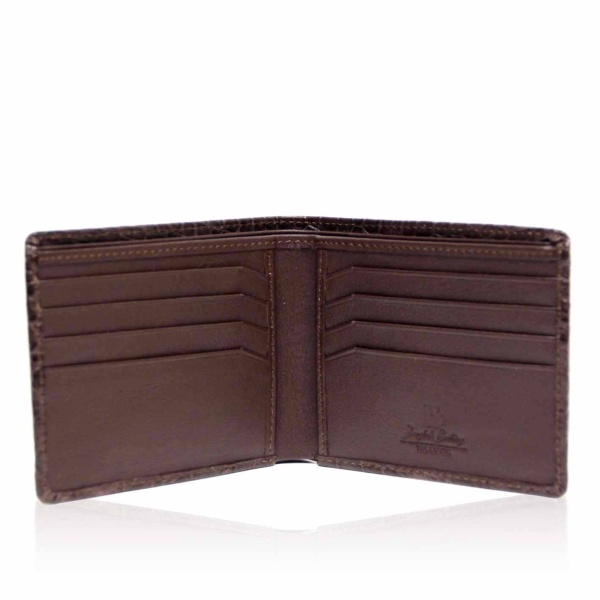 Men’s Brown Crocodile Leather Wallet Men Bangkok Bootery Coveti