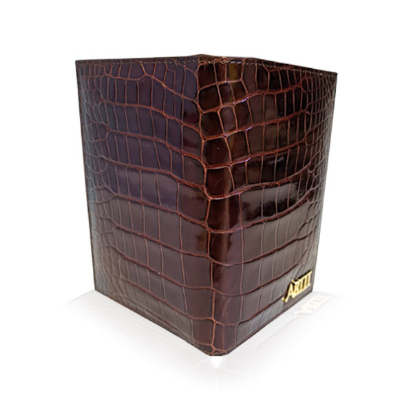 Crocodile Leather Passport Holder Men Bangkok Bootery Coveti