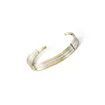 Reverse Silver Bangle Bracelet Cuffs Bangle Coveti