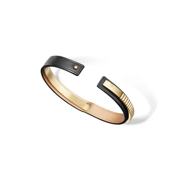 Uraeus Gold Plated Cuff Bracelet Men  Coveti