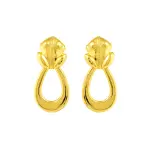 Flor Amazona women’s el dorado hoops gold earrings Earrings  Coveti