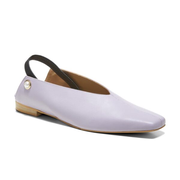 Iris Slingback Flats Lavender Mules sandal Coveti