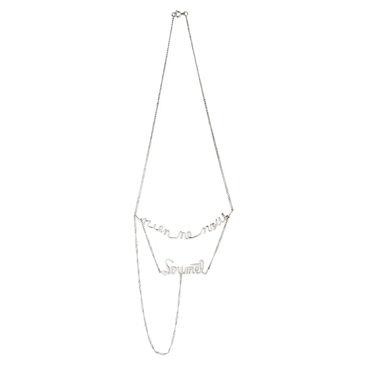 Alejandra de Coss women´s simone “rien ne nous soumet” necklace Necklace contemporary jewellery Coveti