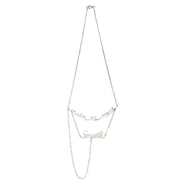 Alejandra de Coss women´s simone “rien ne nous soumet” necklace Necklace contemporary jewellery Coveti