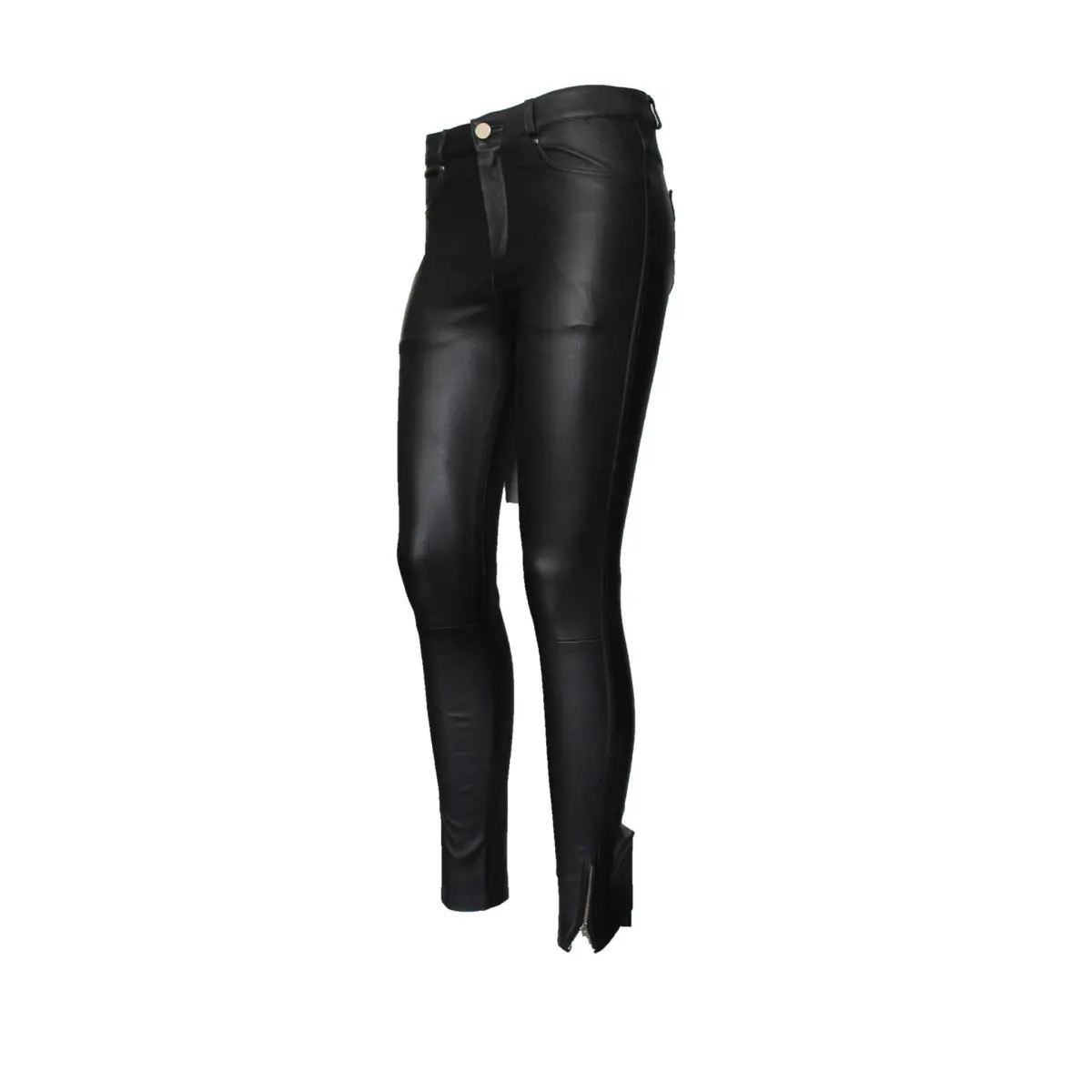 MLML women’s paris engineered leg leather pants Clothing leather goods Coveti