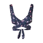Kobe navy printed bikini top Beachwear beachwear Coveti