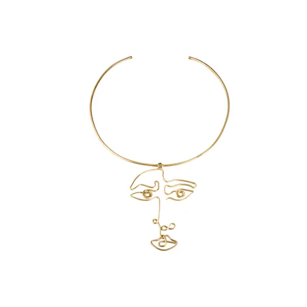 Alejandra de Coss women’s stabile gold plated choker Accessories choker Coveti