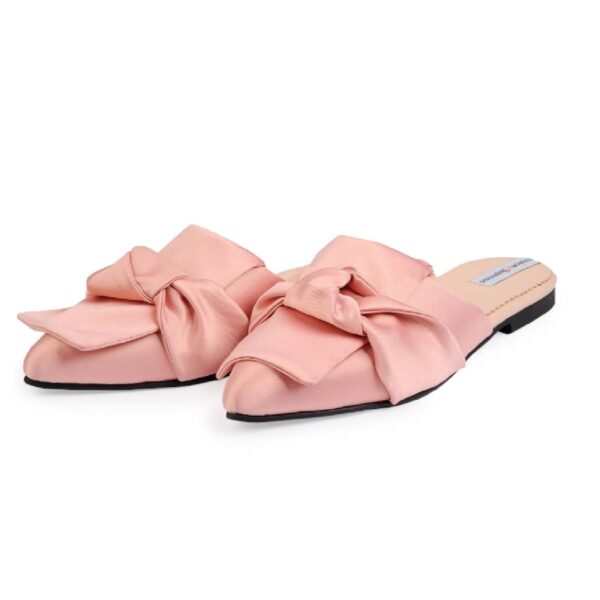 RxB women’s lulu pink silk mule Mules fur mules Coveti