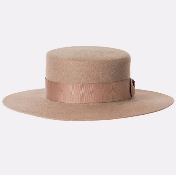 Felt cordobes taupe hat Accessories hat Coveti