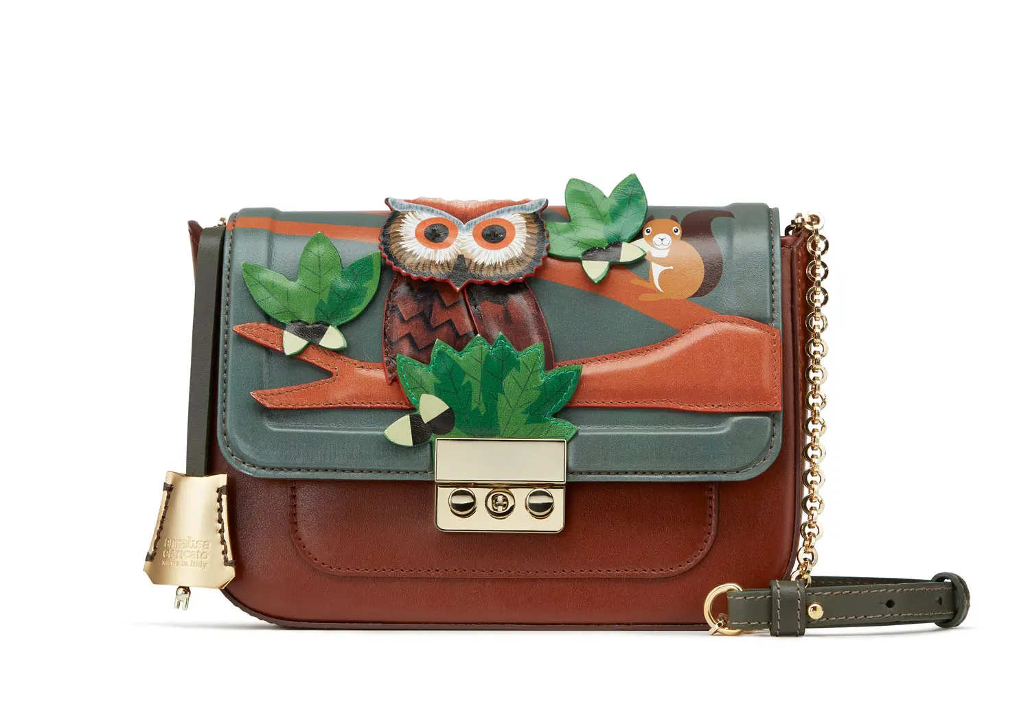 Fashion Leather Owl Coin Purse Key Chain Trendy Car Key Pendant