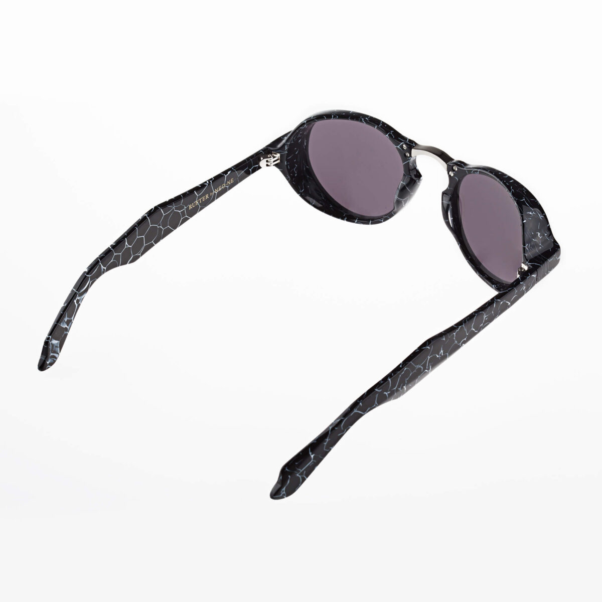 Neo-Ne men’s rufter black acetate lightning sunglasses Men Black Coveti