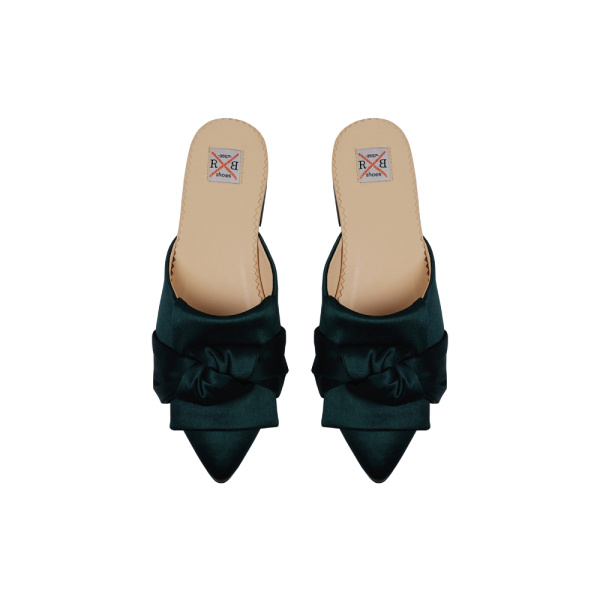 Mia silk mules – 36   Coveti