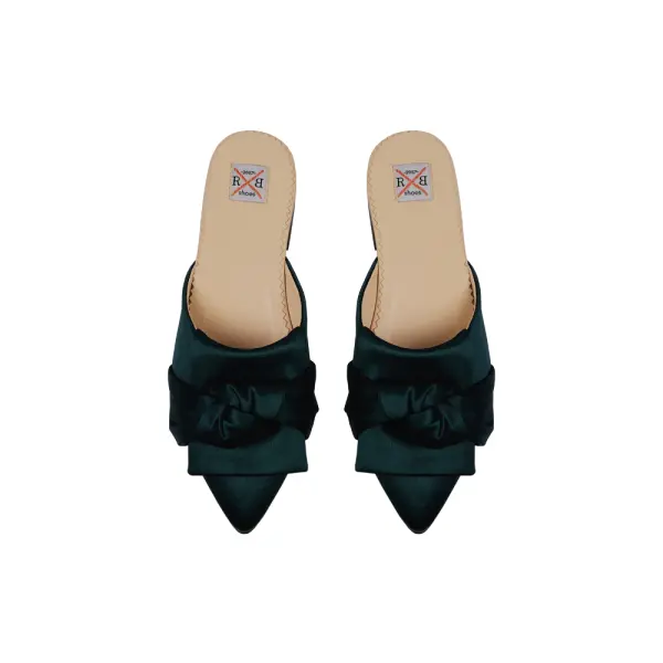 Mia silk mules – 36   Coveti