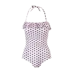 VerdeLimon women’s sevilla one-piece polka dot swimsuit Clothing beachwear Coveti