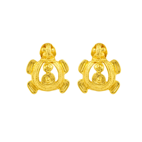 Flor Amazona women’s tortuga ina gold earrings Jewelry  Coveti