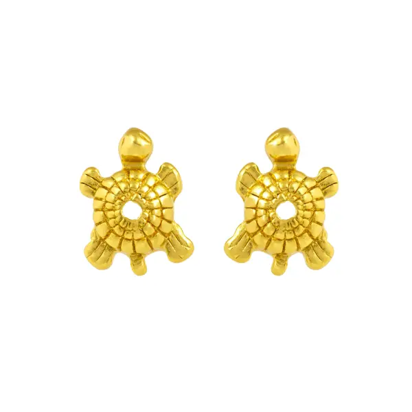 Flor Amazona women’s tortuga kogui gold earrings Jewelry  Coveti