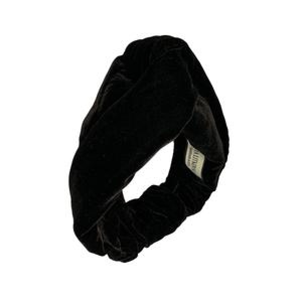 Tanya Litkovska women’s velvet black turban Accessories black velvet headband Coveti