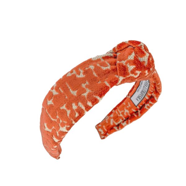 Tanya litkovska Women’s Velvet Headband in Giraffe Ginger Accessories black velvet headband Coveti